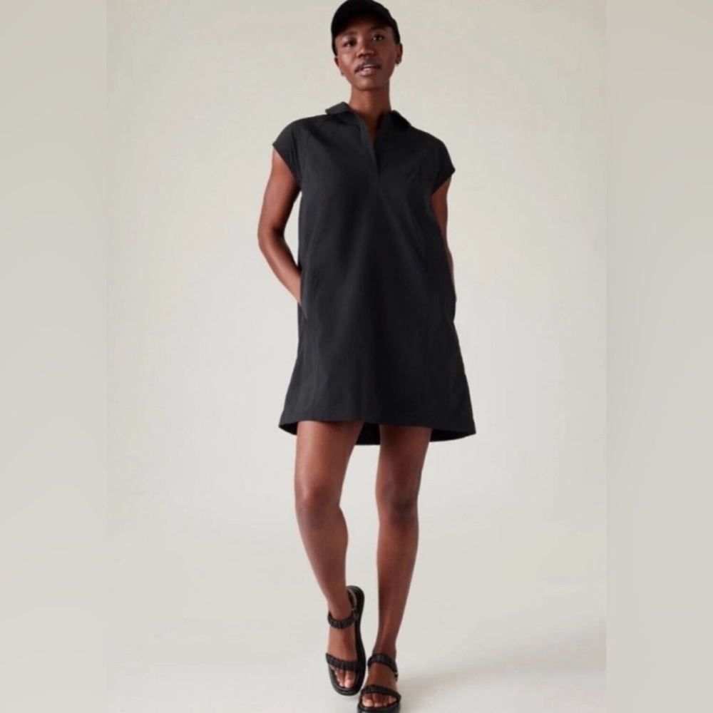 Athleta performance poplin dress tunic NWOT